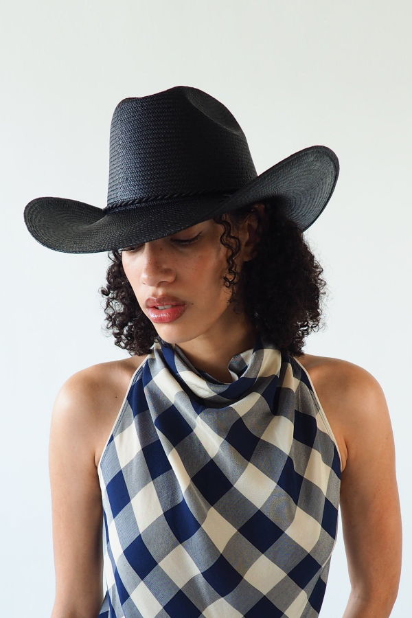 Clyde Western Hat in Toquilla Straw