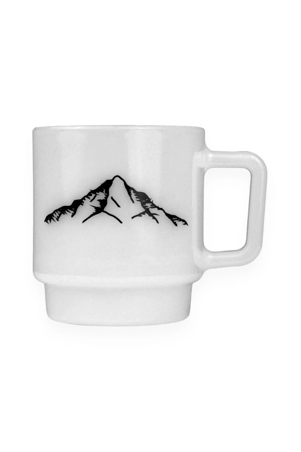 MACHUS Private Label Souvenir Milk Glass Mug