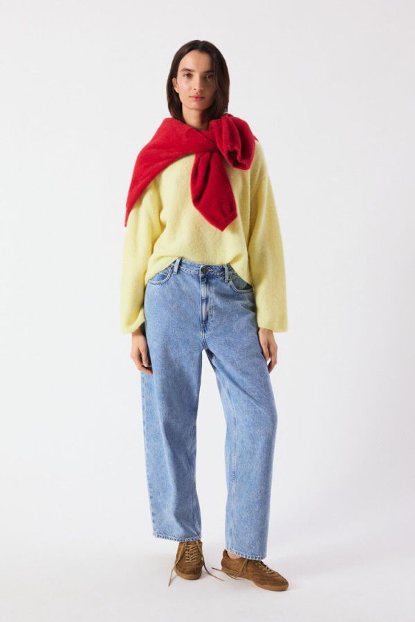 American Vintage Vitow Sweater - Melange Lemon Tree