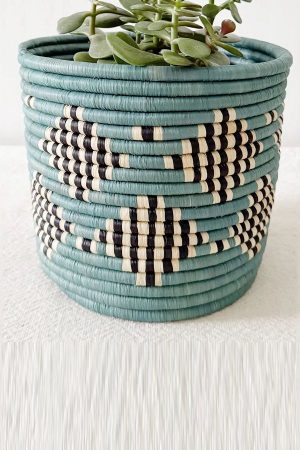 amsha Mifuti Storage Basket - Blue