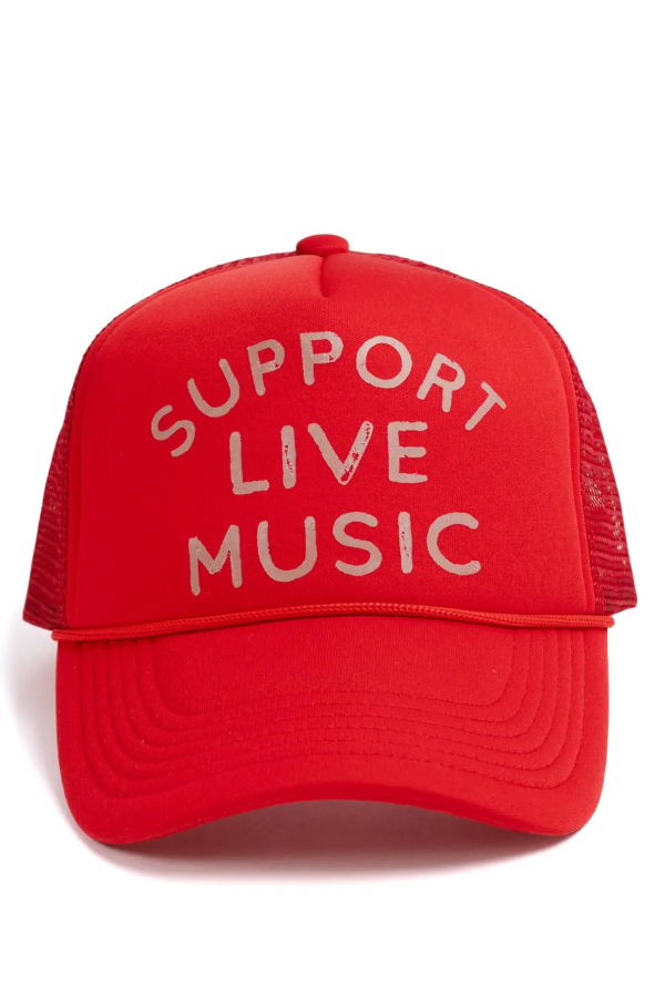 Sugarboo & Co Support Live Music Trucker Hat