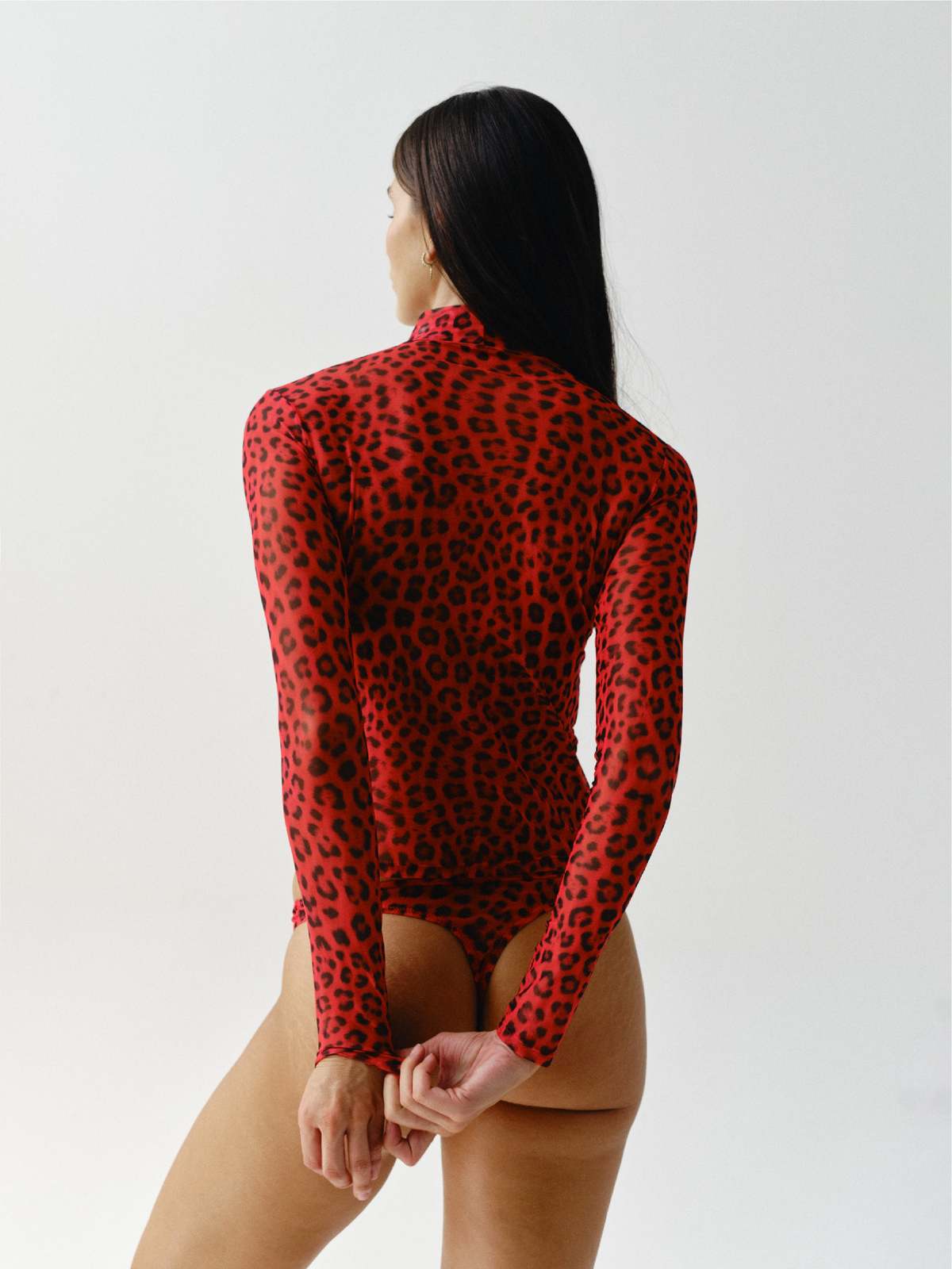 mai petit Julia Top - Cherry Leopardo - Image 2 of 5