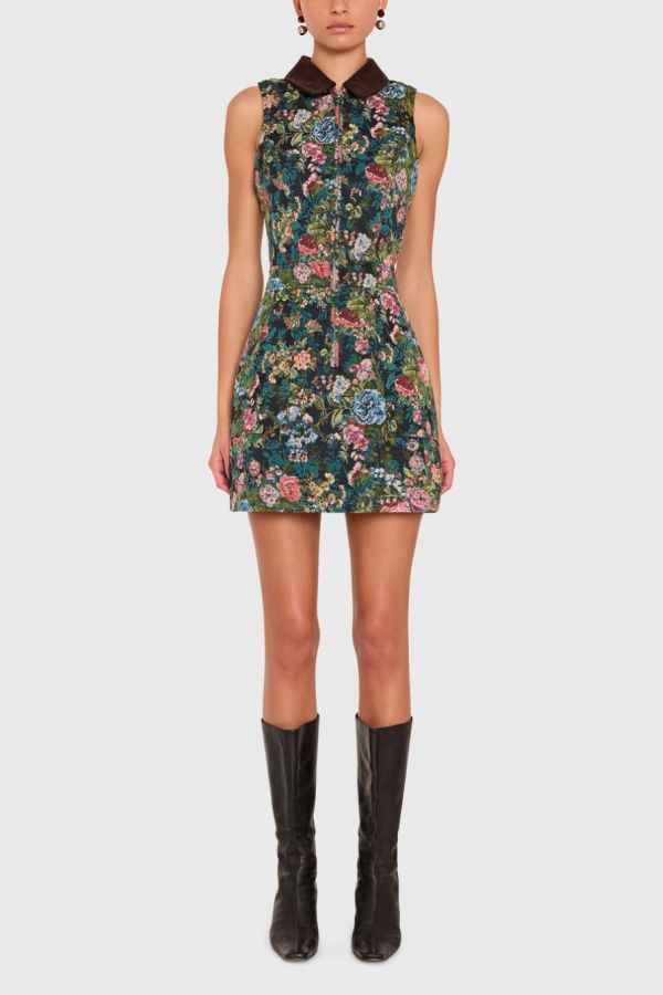 Amanda Uprichard Jalen Dress - Malachite Multi
