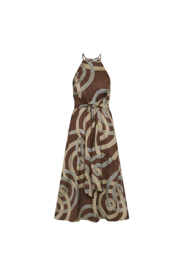 Misa Los Angeles Lisa Dress - Chocolate Halo
