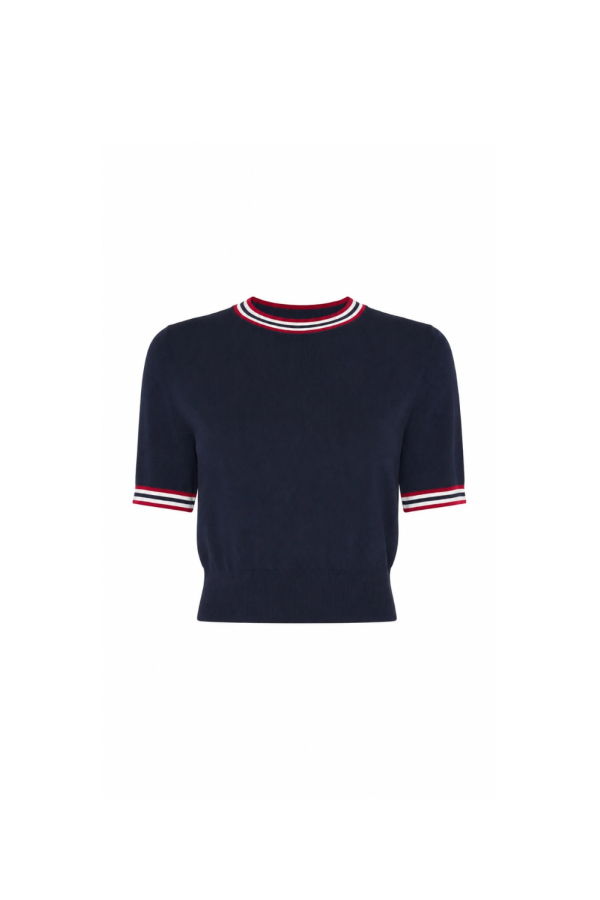 Amanda Uprichard Maia Top - Navy