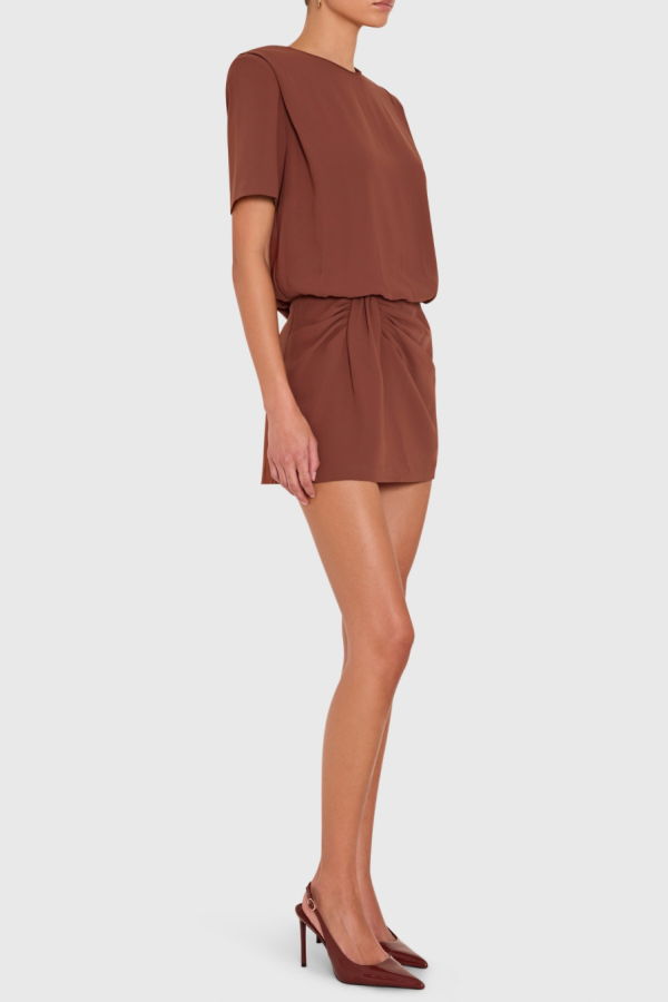 Amanda Uprichard Willa Romper - Harvest