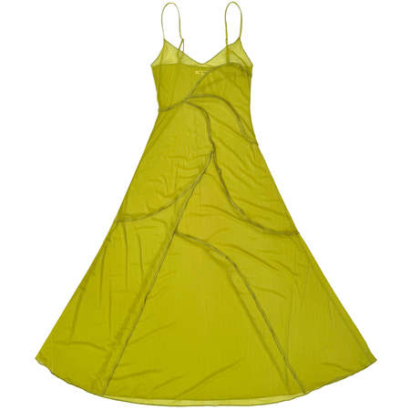 Ali Golden Square Neck Slip Dress