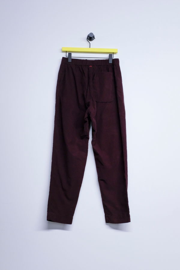 Casey Casey Pin Cord Jog Ah Pant - Burgundy