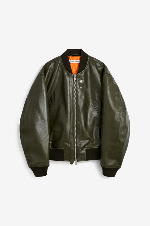 Sunflower Leather Flight Jacket