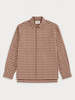 FOLK Easy Fit Shirt - Clay/Cream Gingham - Thumbnail 1