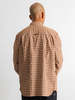 FOLK Easy Fit Shirt - Clay/Cream Gingham - Thumbnail 6