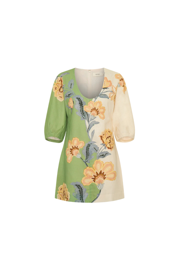 Kivari Lotte Mini Dress - Green