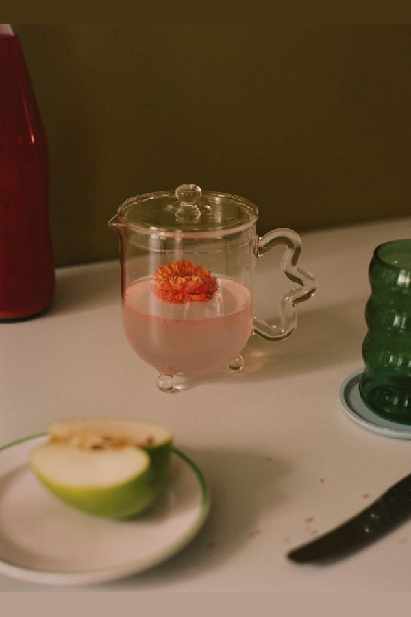 Sophie Lou Jacobsen Bloom Teapot - Clear