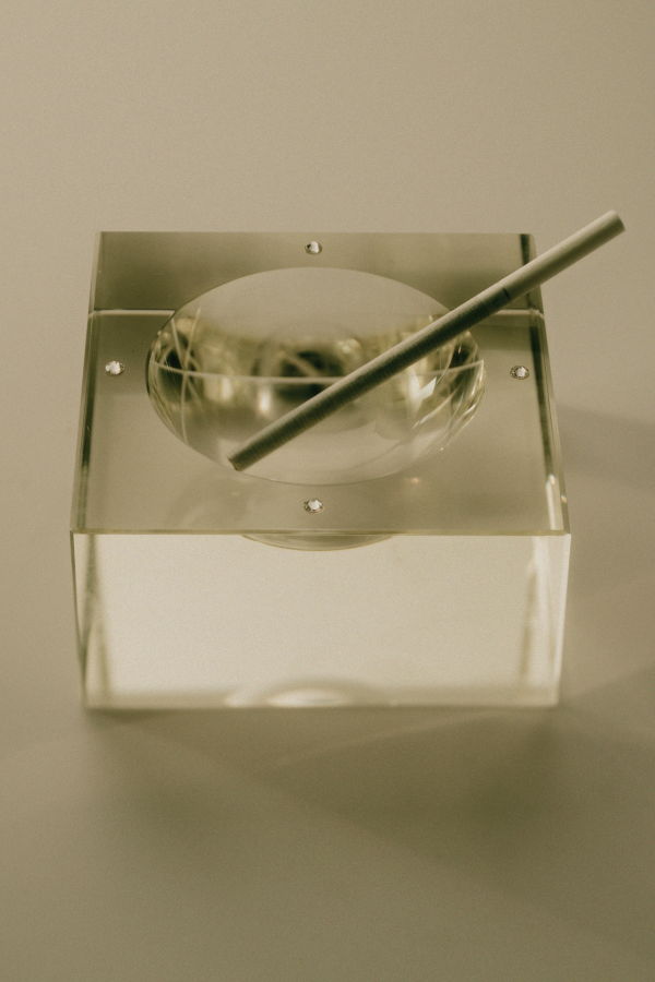 Sophie Lou Jacobsen Capri Tray - Clear w/ Clear Swarovski