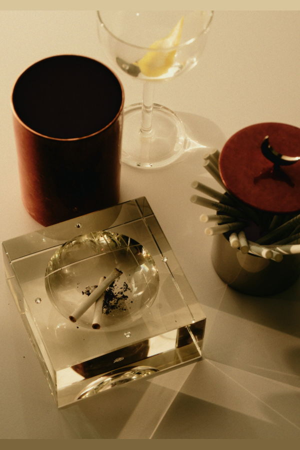 Sophie Lou Jacobsen Capri Tray - Clear w/ Clear Swarovski