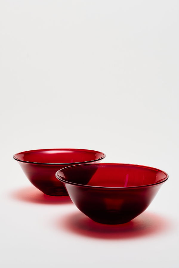 Sophie Lou Jacobsen Le Petit Bol Set of 2 Bowl - Red