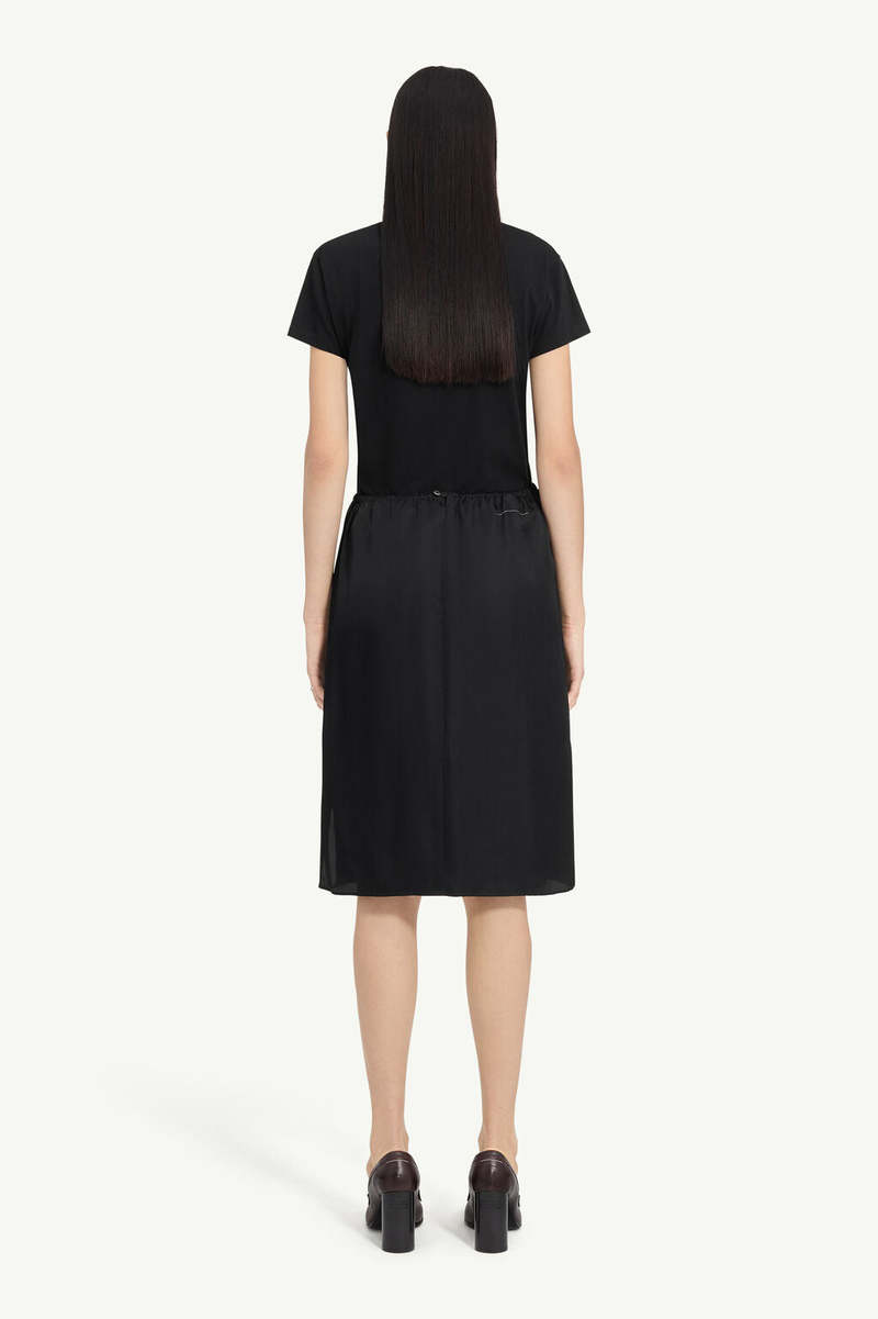 Maison Margiela Satin Midi Skirt | Garmentory