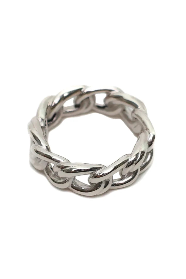 MAPLE Double Link Ring Silver 925