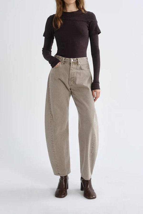 AGOLDE Luna High Rise Pieced Taper Jean