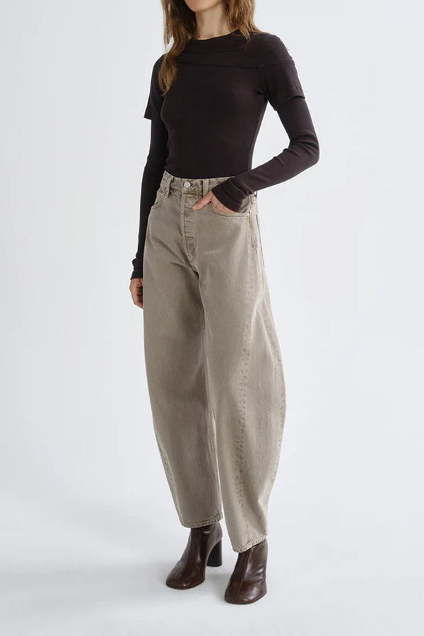AGOLDE Luna High Rise Pieced Taper Jean