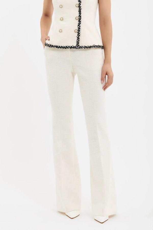 REBECCA VALLANCE Jacquie Pant - Cream