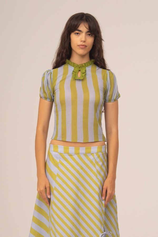 Carmen Says Amalfi Echo Striped Top