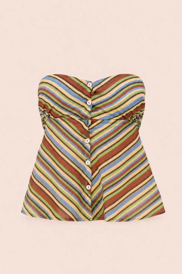 Carmen Says Cala Striped Top