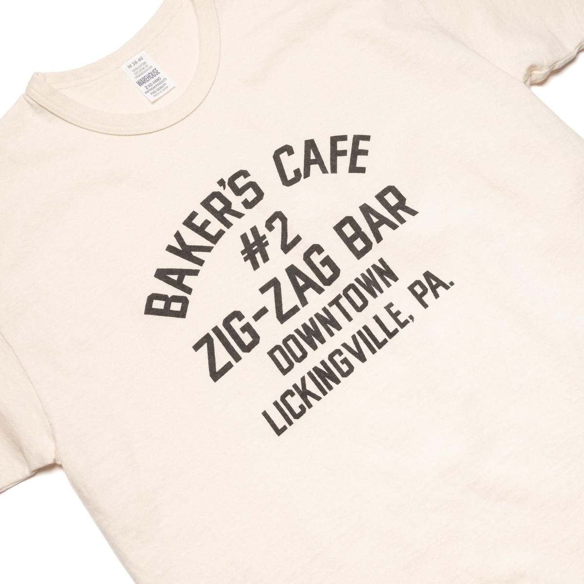 Warehouse & Co. 2nd Hand Series 4064 Zig Zag Bar T-Shirt - Image 3 of 5