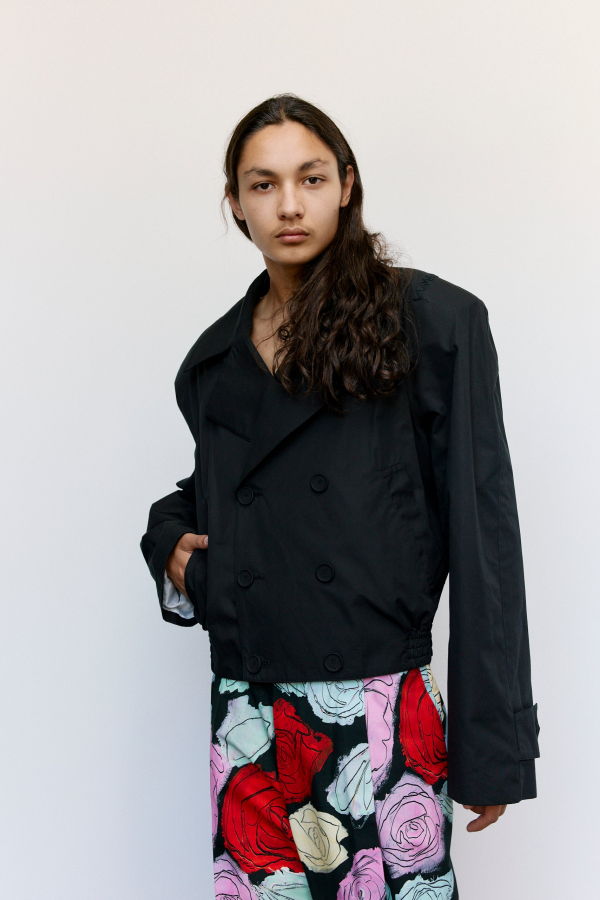 Marni Poplin Cotton Double Breasted Jacket