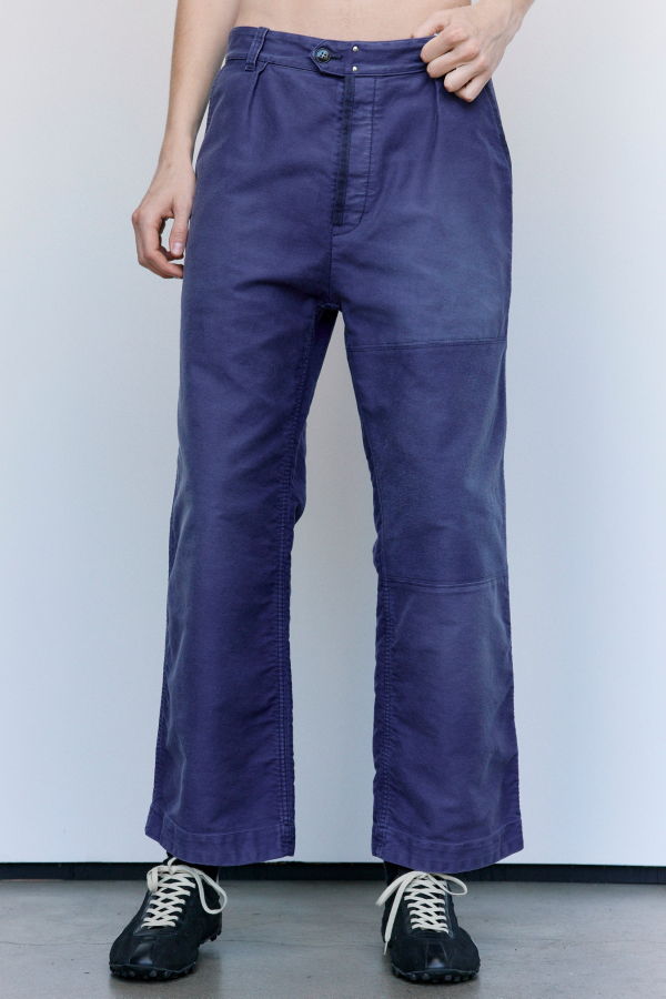 Maison Margiela Faded Blue Cotton Work Pant