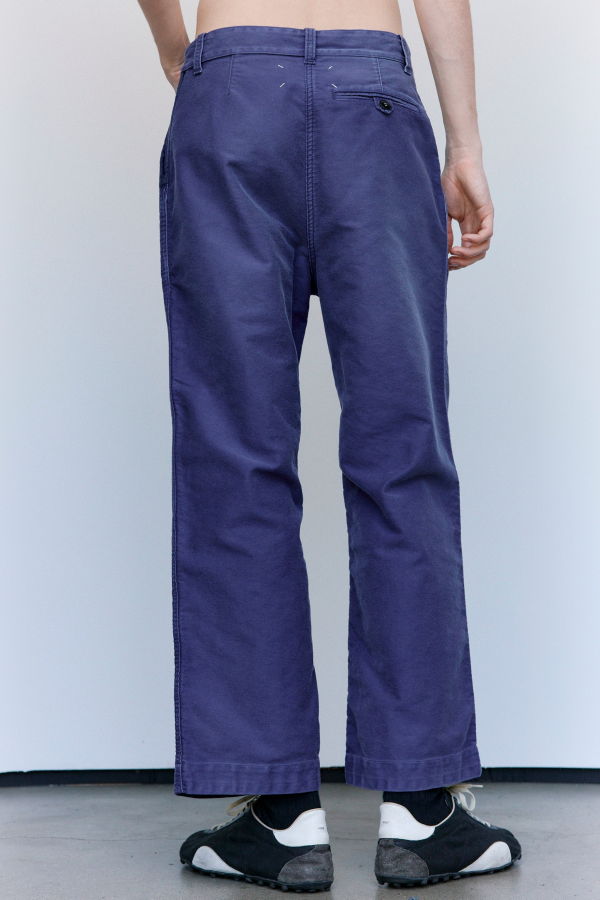 Maison Margiela Faded Blue Cotton Work Pant
