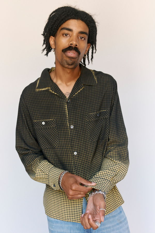 Maison Margiela Rayon Gradient Check Shirt