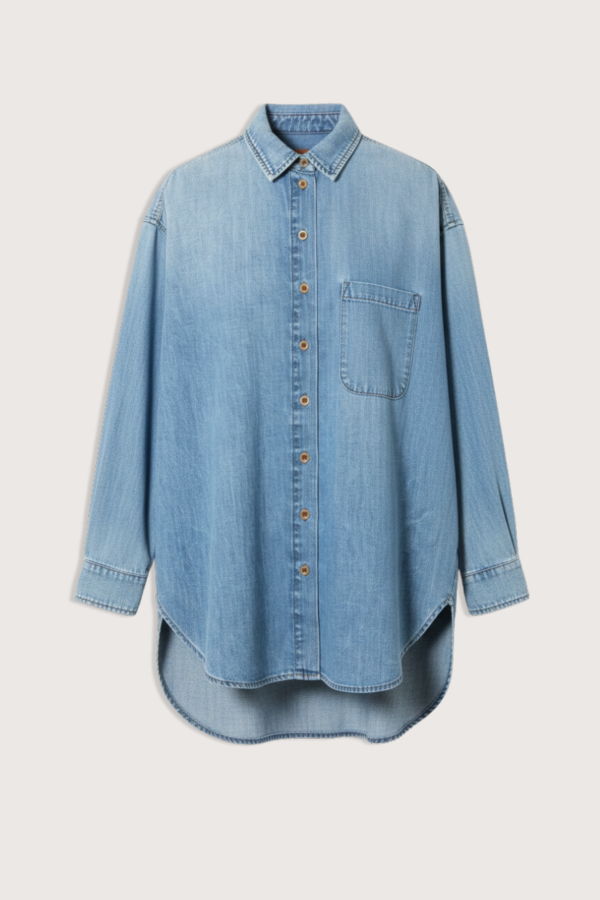 Jamie Haller The Essential Denim Shirt - Worn Indigo