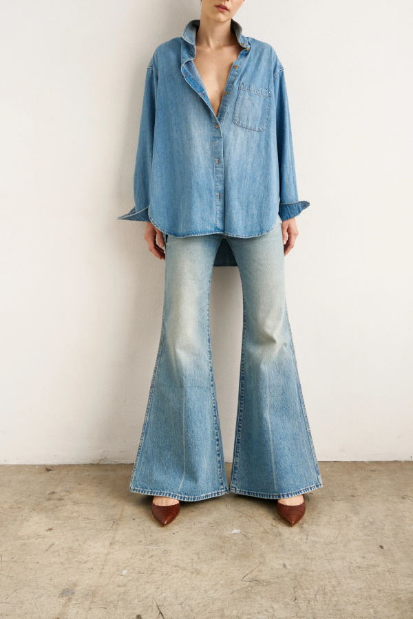 Jamie Haller The Essential Denim Shirt - Worn Indigo