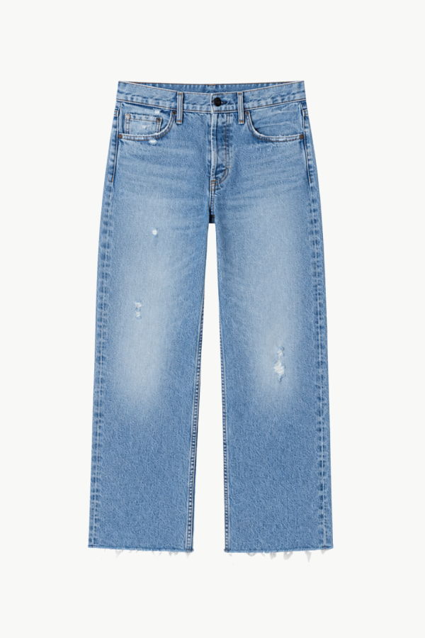 ASKK NY Low Rise Straight Jeans - Blue