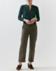 MASHBURN Rosie Cardigan - Green/Blue Leopard - Thumbnail 4