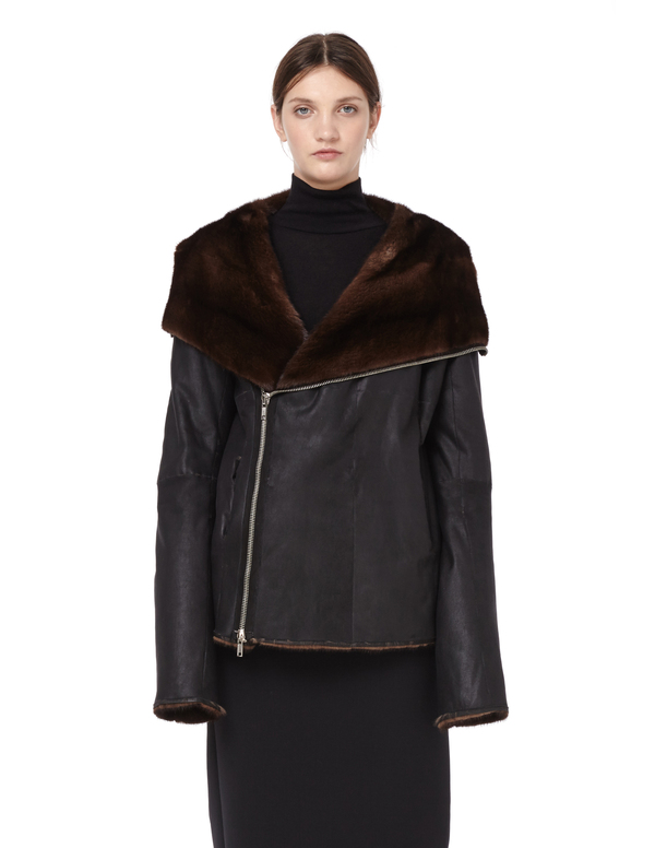 HUN Rick Owens Mink Fur Jacket | Garmentory