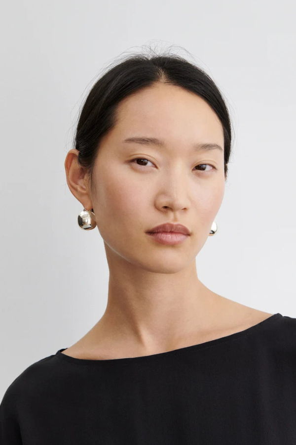 Rachel Comey Keel Hoops Earrings - Silver