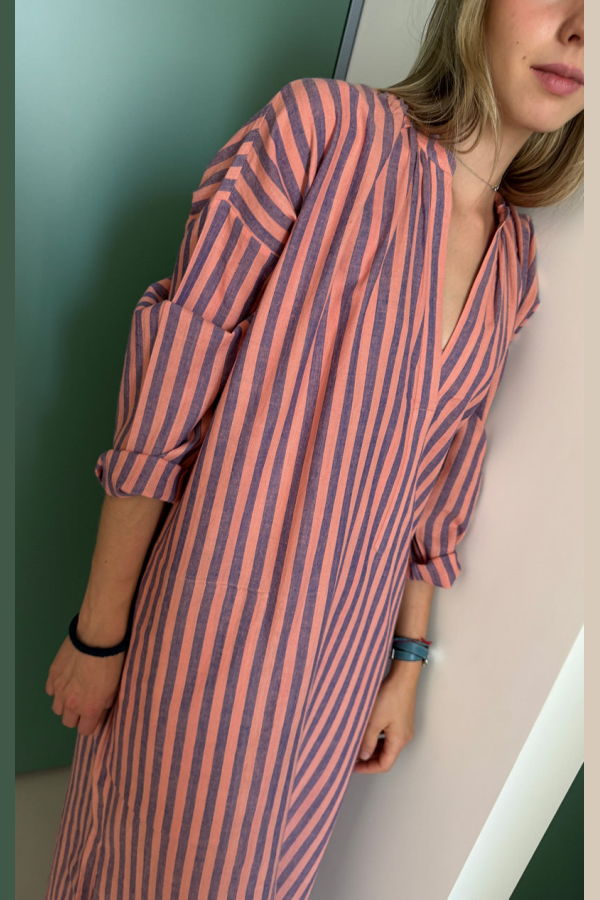 Two Striped Long Caftan