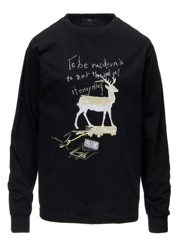Y's Message Sweatshirt - Black