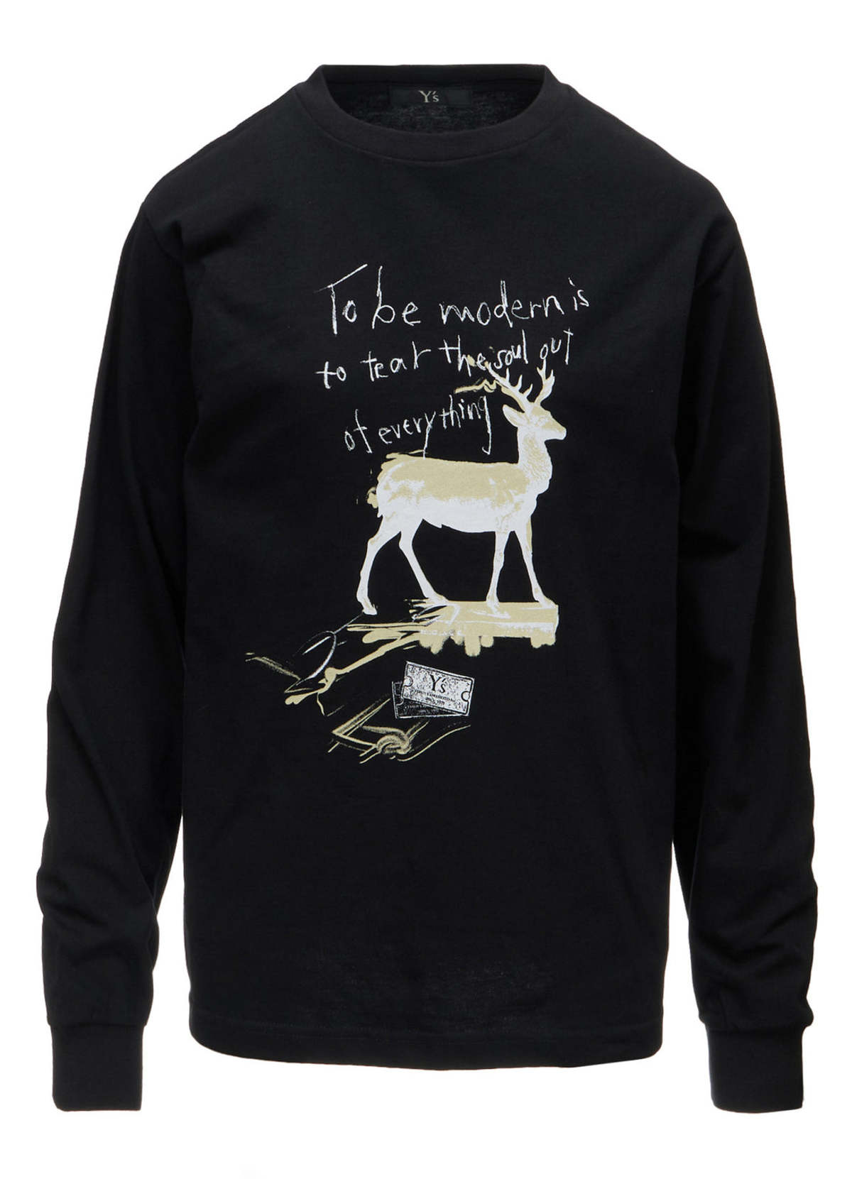 Y's Message Sweatshirt - Black - Image 1 of 4