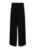 Y's O-Long Straight Pants - Black - Thumbnail 1