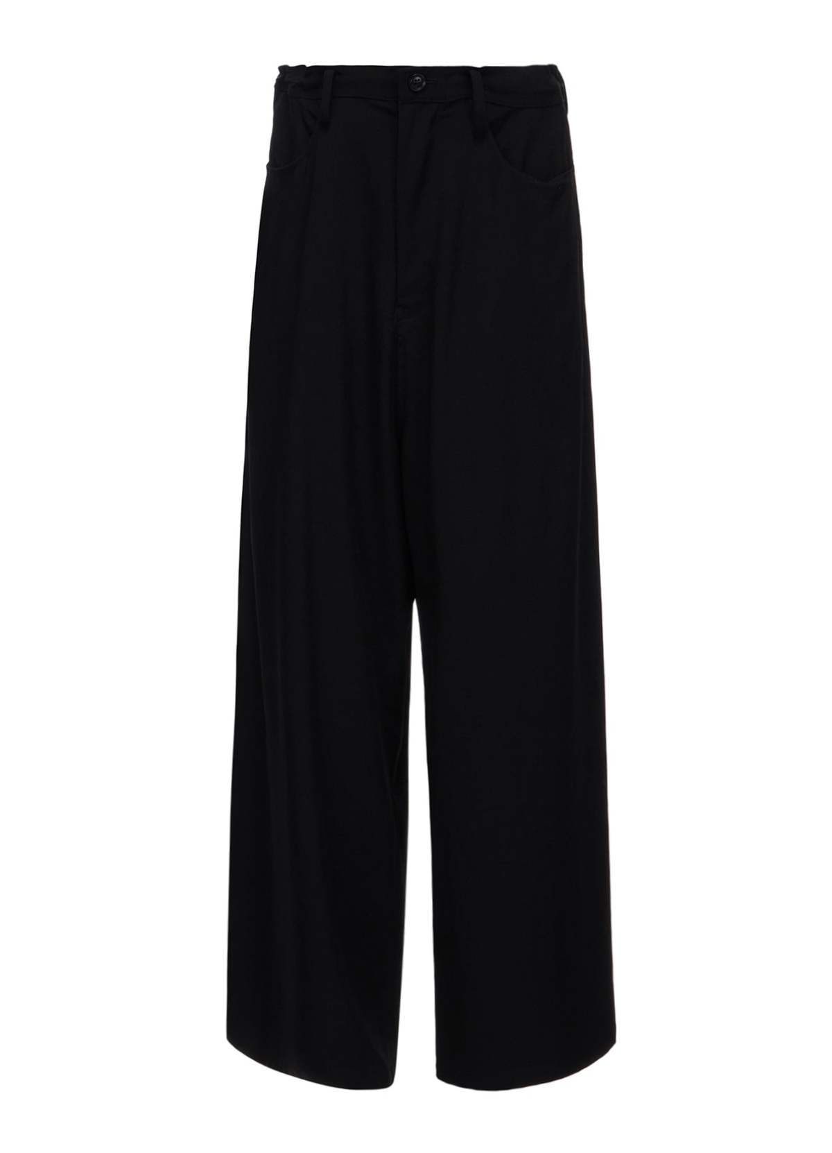 Y's O-Long Straight Pants - Black - Image 1 of 2