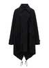 Y's U-Back Tiered Coat - Black - Thumbnail 1