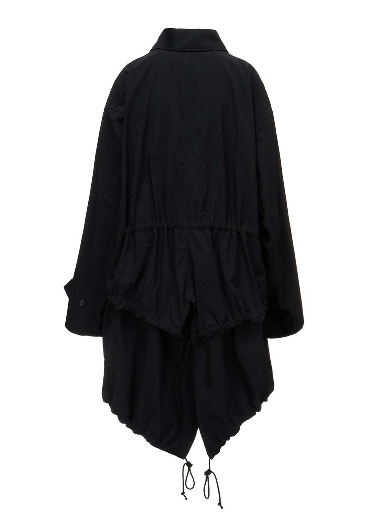 Y's U-Back Tiered Coat - Black - Image 2 of 3