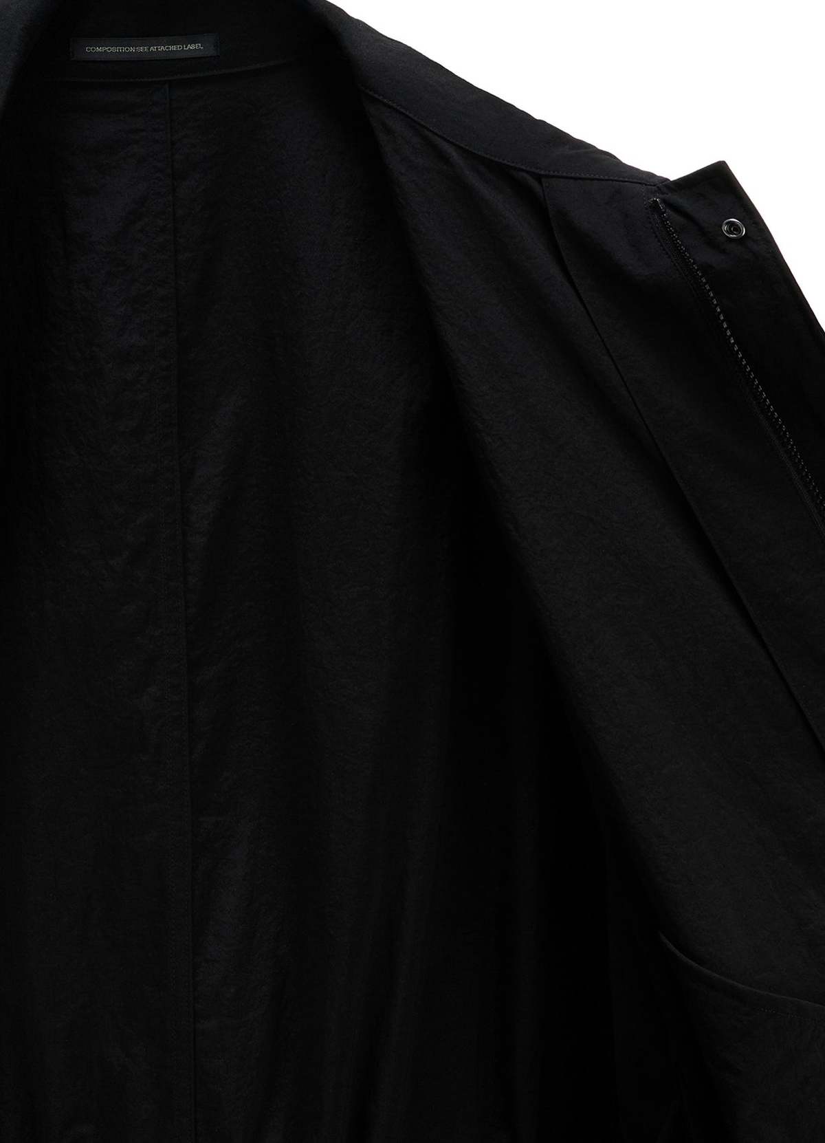 Y's U-Back Tiered Coat - Black - Image 3 of 3