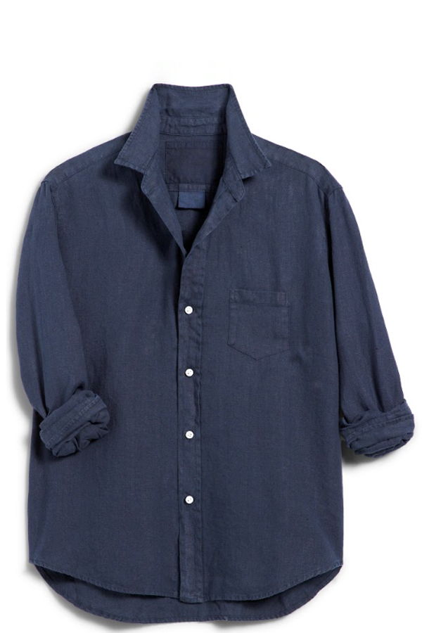 Frank & Eileen Eileen Linen Button Up Top