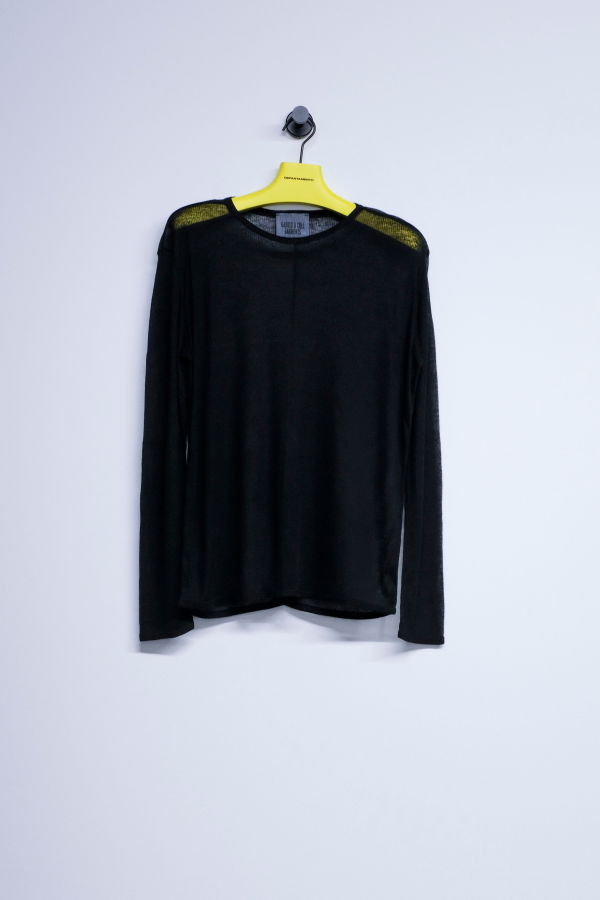 Gabriela Coll Garments No.300 Cashmere & Modal Rib Jersey Top