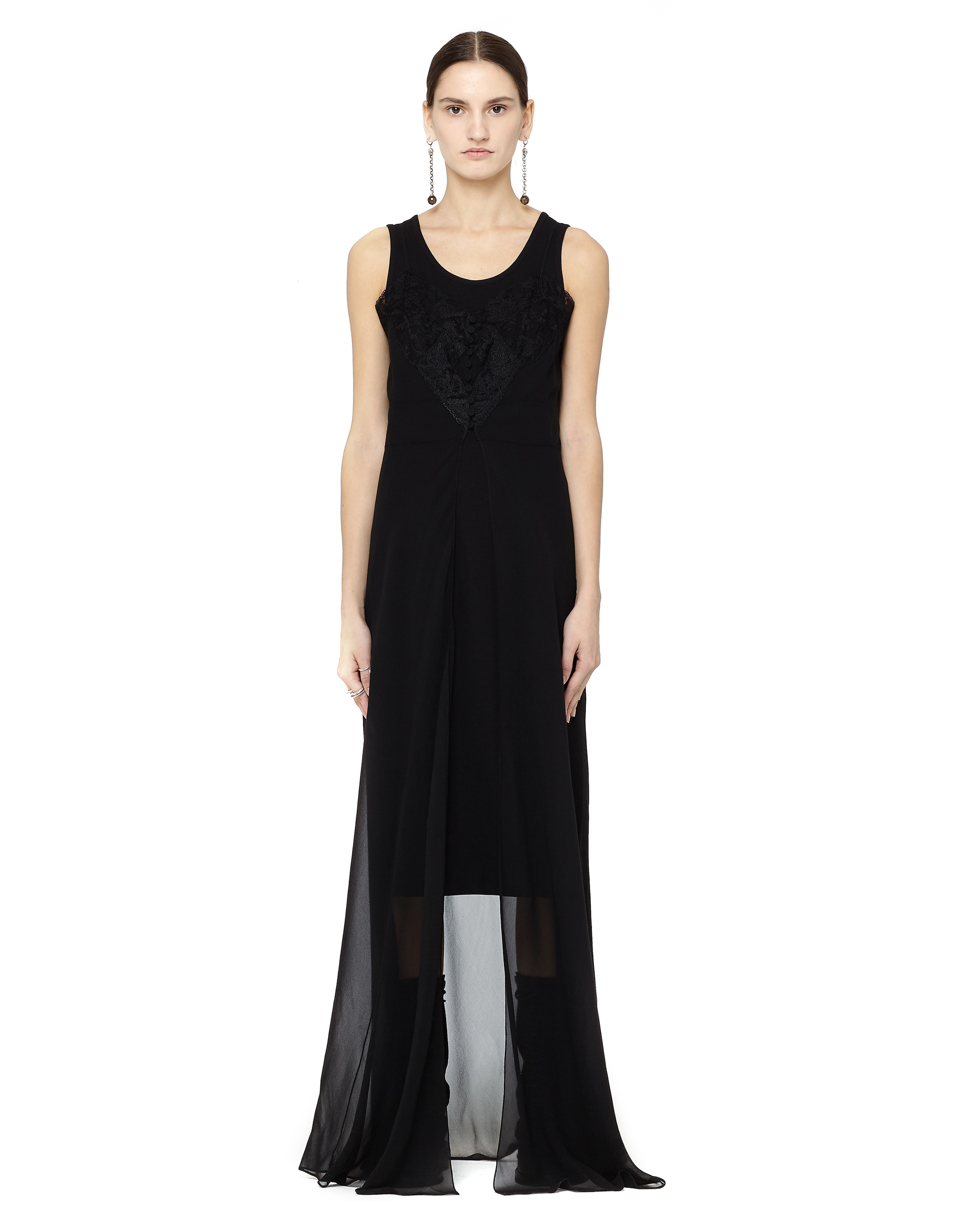 green emerald velvet dress Maison Margiela