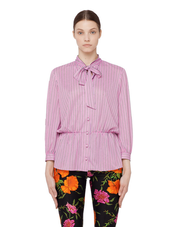 Balenciaga Lavalliere bow tie blouse - pink | Garmentory